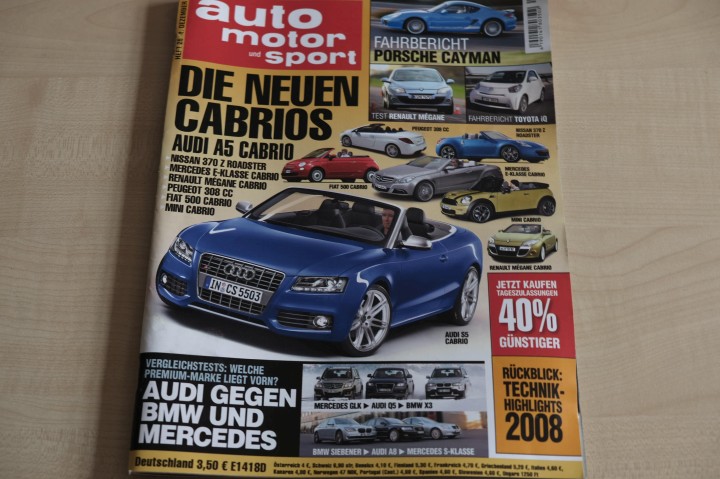 Deckblatt Auto Motor und Sport (26/2008)